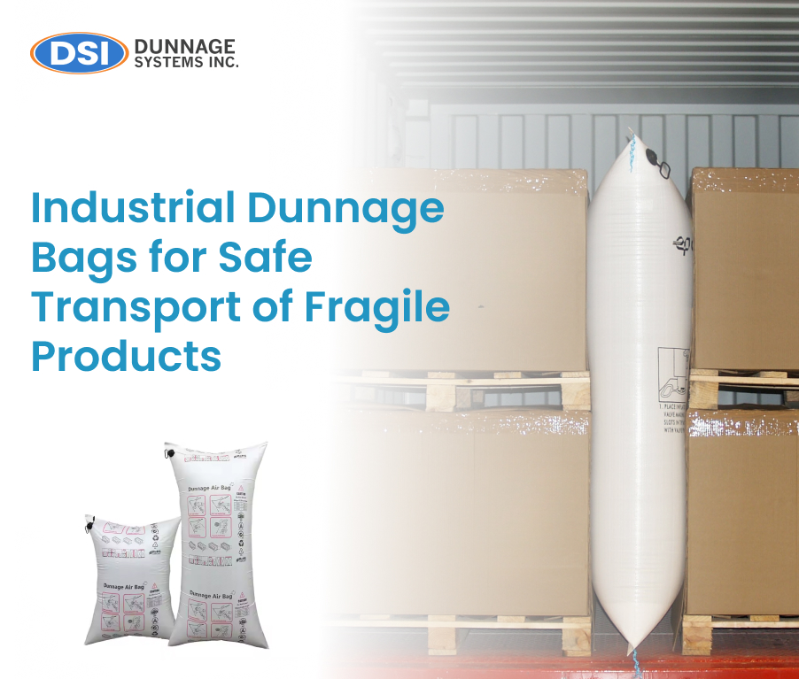 Industrial Dunnage Bags for Safe Transport of Fragile Products