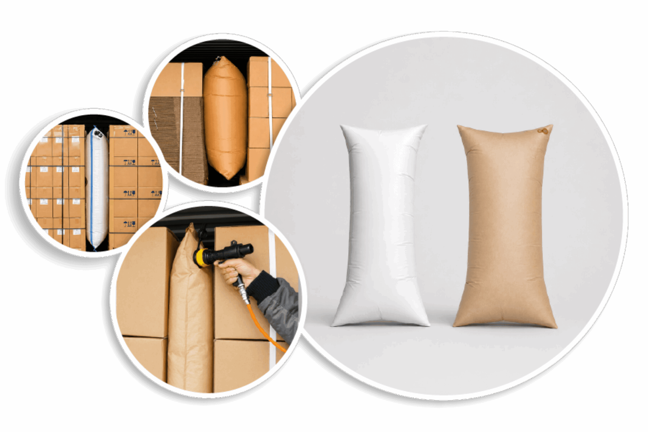 Industry-Trusted Dunnage Airbags for Cargo Load Securement