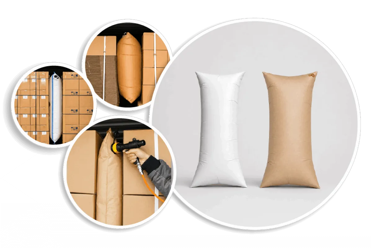 Industry-Trusted Dunnage Airbags for Cargo Load Securement